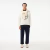 Fleece sweatshirt med løs pasform