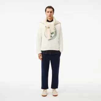 Fleece sweatshirt med løs pasform