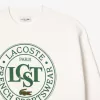 Fleece sweatshirt med løs pasform