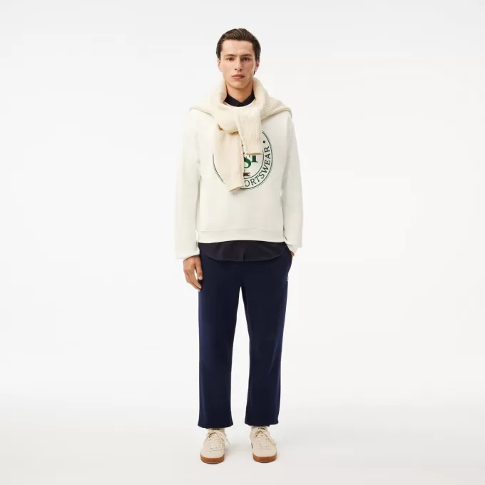 Fleece sweatshirt med løs pasform