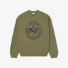 Fleece sweatshirt med løs pasform