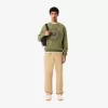 Fleece sweatshirt med løs pasform