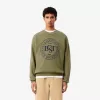 Fleece sweatshirt med løs pasform