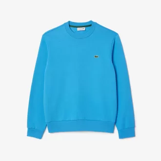 Fleece sweatshirt med rund hals