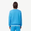 Fleece sweatshirt med rund hals
