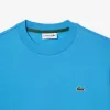 Fleece sweatshirt med rund hals