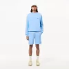 Fleece sweatshirt med rund hals