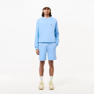 Fleece sweatshirt med rund hals