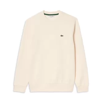Fleece sweatshirt med rund hals
