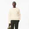 Fleece sweatshirt med rund hals