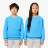 Fleece sweatshirt med rund hals