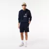 Fleece sweatshirt med rund hals