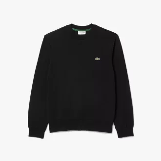 Fleece sweatshirt med rund hals