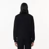 Fleece sweatshirt med rund hals