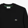 Fleece sweatshirt med rund hals
