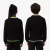 Fleece sweatshirt med rund hals