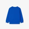 Fleece sweatshirt med tryk
