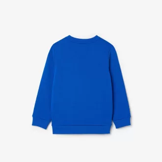 Fleece sweatshirt med tryk