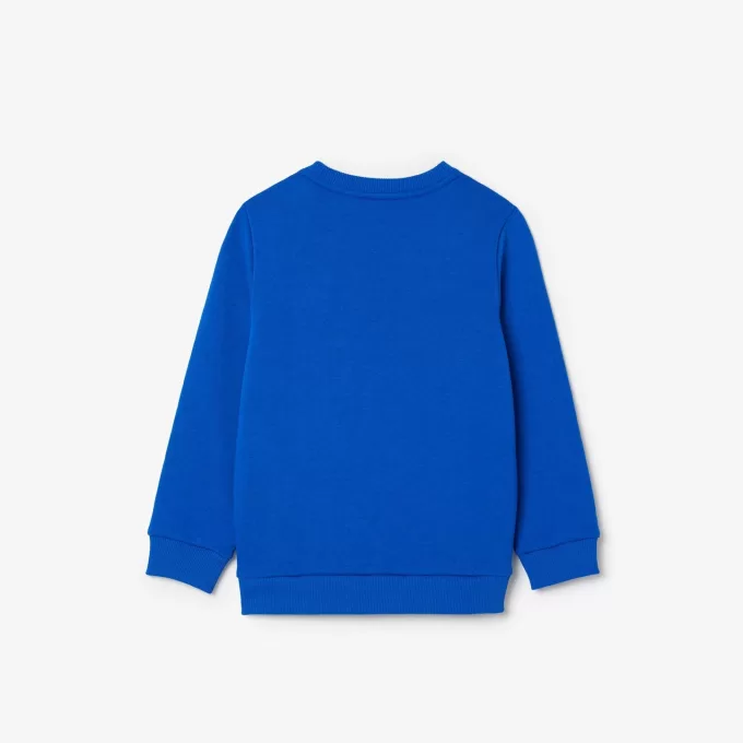 Fleece sweatshirt med tryk
