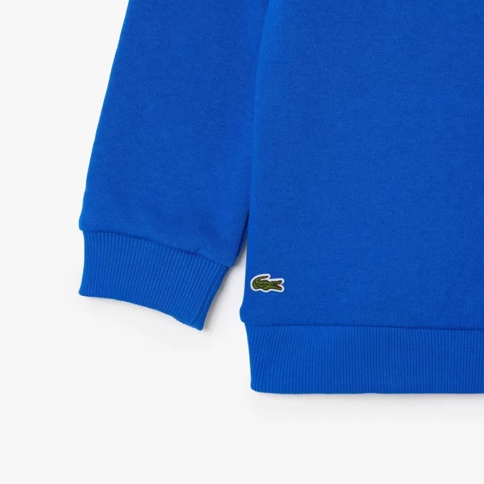 Fleece sweatshirt med tryk