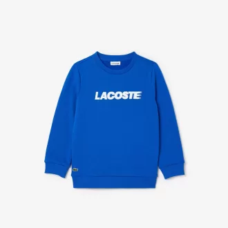 Fleece sweatshirt med tryk