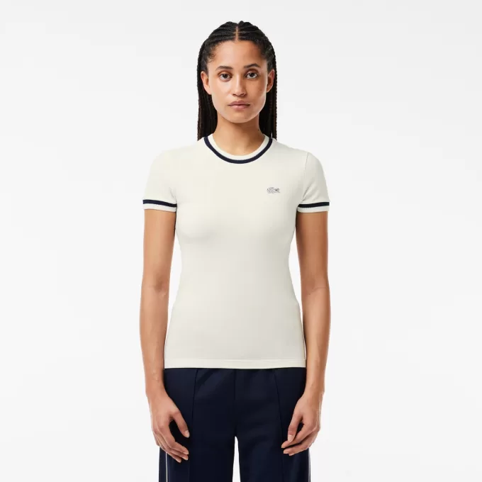 Fransk lavet Slim Fit Piqué T-shirt