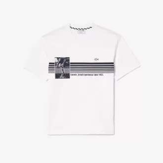 Fransk lavet T-shirt i kraftig bomuld