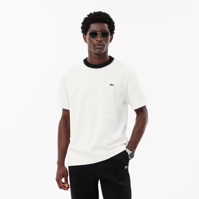 Fransk lavet T-shirt i kraftig bomuld