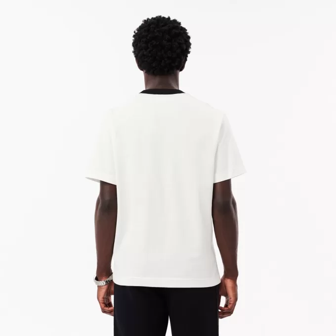 Fransk lavet T-shirt i kraftig bomuld