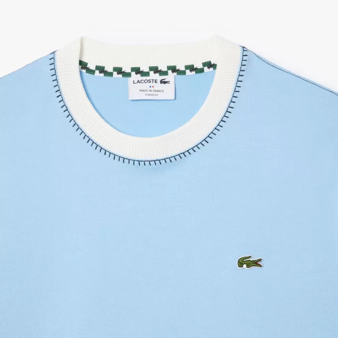 Fransk lavet T-shirt i kraftig bomuld