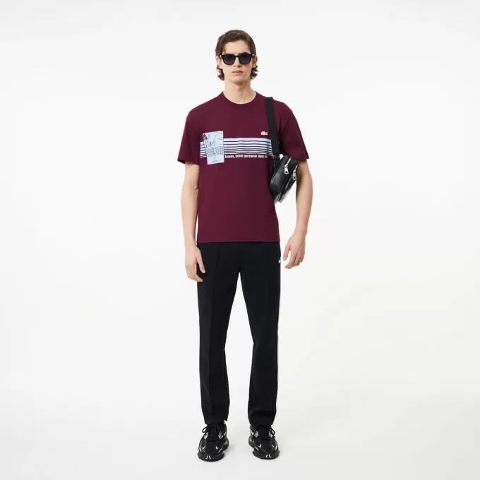 Fransk lavet T-shirt i kraftig bomuld