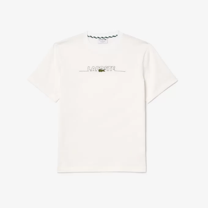 Fransk lavet broderet T-shirt