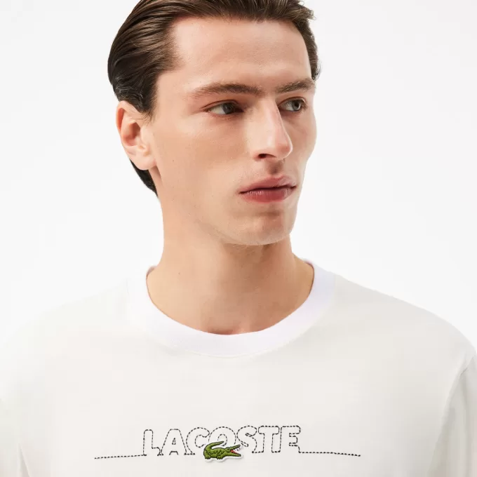 Fransk lavet broderet T-shirt