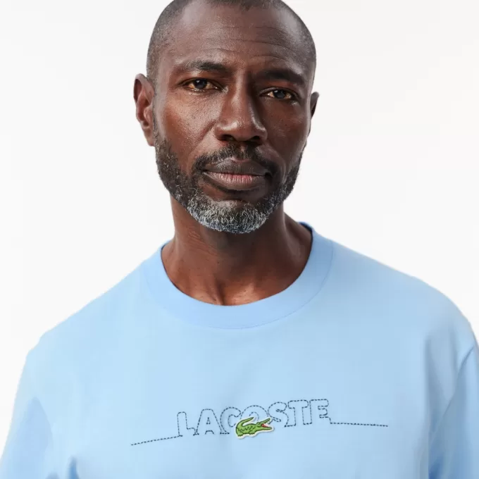 Fransk lavet broderet T-shirt