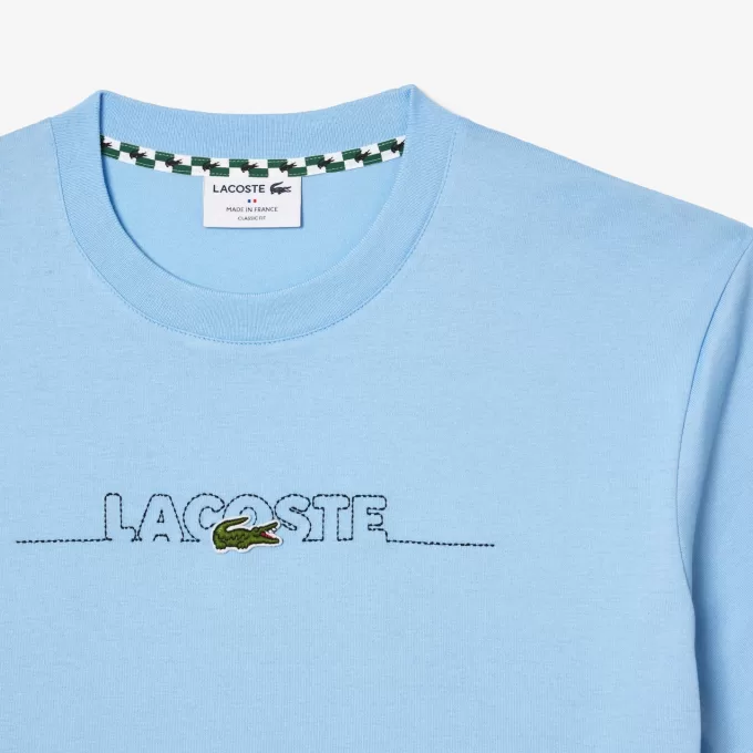 Fransk lavet broderet T-shirt
