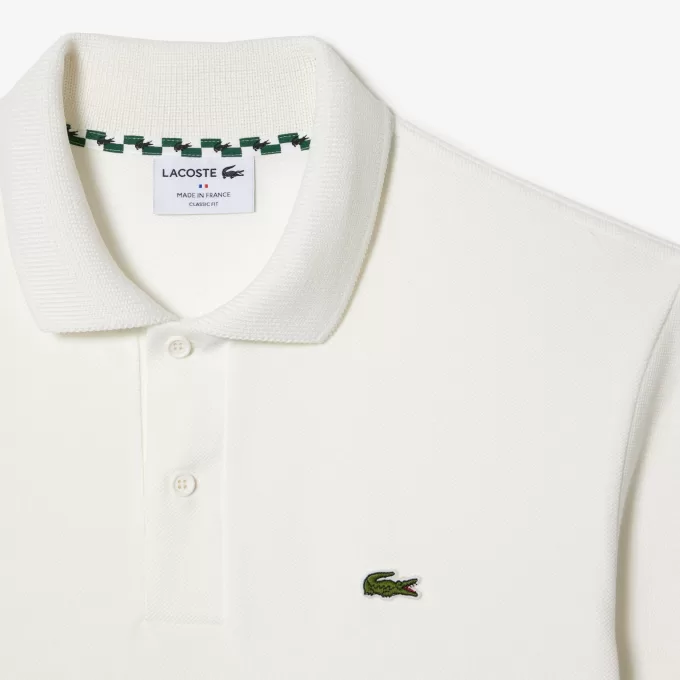 Fransk lavet poloshirt med kontraststriber