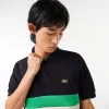 Fransk lavet poloshirt med kontraststriber