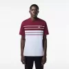 Fransk lavet stribet T-shirt i kraftig bomuld