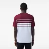Fransk lavet stribet T-shirt i kraftig bomuld