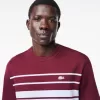 Fransk lavet stribet T-shirt i kraftig bomuld