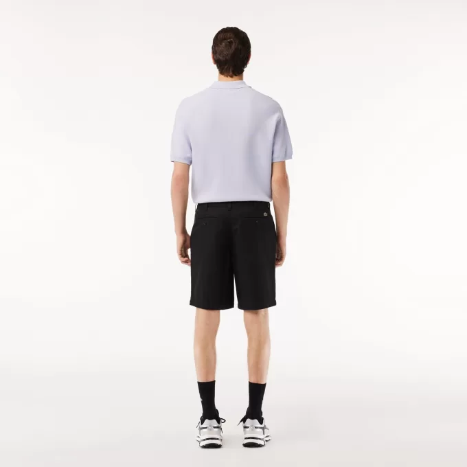 Gabardine Chino Bermuda-shorts i bomuld