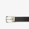Gavesæt til mænds Lacoste-nål og fladt spændebælte