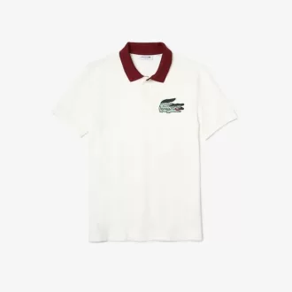 Heritage Lacoste Slim Fit Crocodile Badge Bomuld Piqué Poloshirt