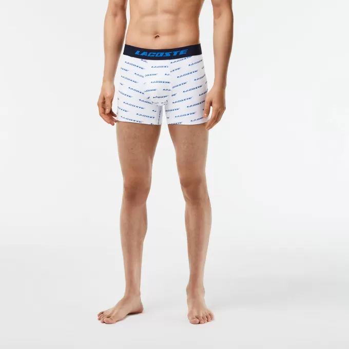 Herre 3-pack Lacoste Microfiber Print Trunks