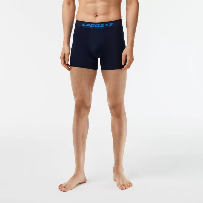 Herre 3-pack Lacoste Microfiber Print Trunks