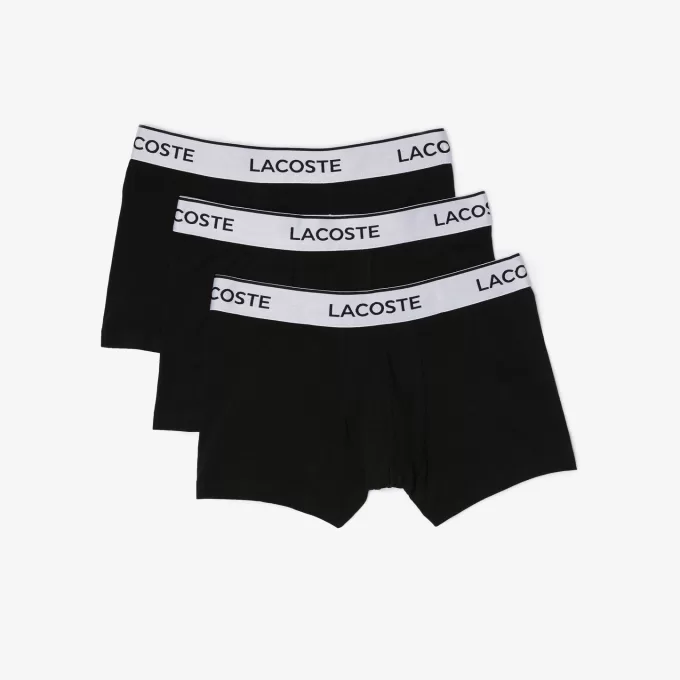 Herre Lacoste Contrast linning Trunk Three-Pack