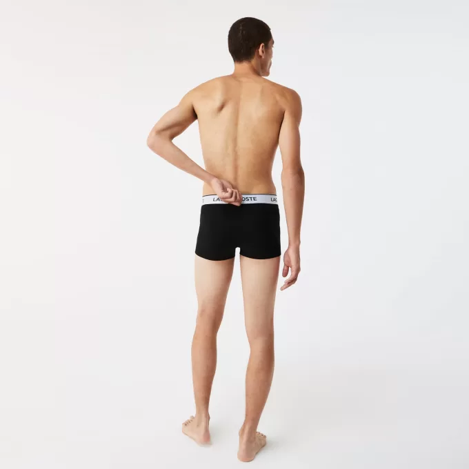 Herre Lacoste Contrast linning Trunk Three-Pack