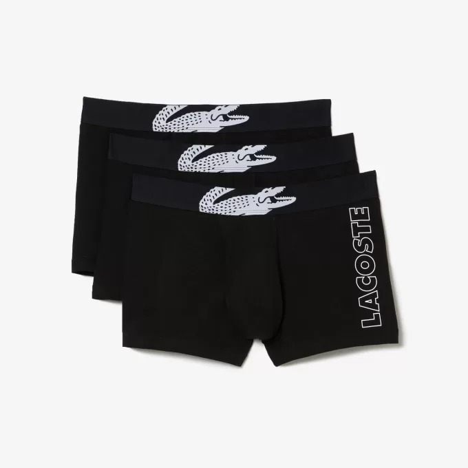 Herre Lacoste Krokodilletryk Trunk Three-Pack
