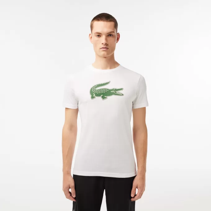 Herre Lacoste SPORT 3D Print Crocodile åndbar T-shirt