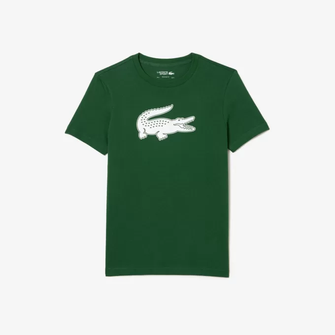 Herre Lacoste SPORT 3D Print Crocodile åndbar T-shirt